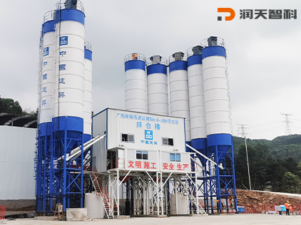 Double HZS120F Concrete Mixing Station(Guilin)